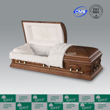 Popular American Colors Of Casket Coffin Casket With Brown Color